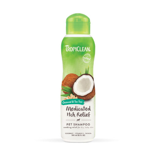 Tropiclean Medicated Oatmeal & Tea Tree - Шампунь вівсяний з екстрактом чайного дерева